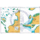 British Admiralty Nautical Chart  1670: Plans in Viti Levu